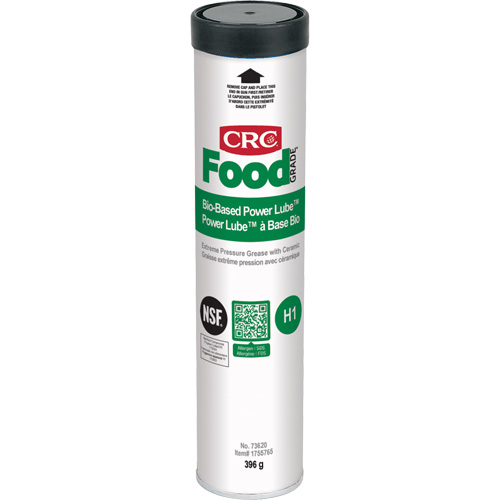 FoodGrade Bio Based Power Lube Extreme Pressure Grease with Ceramic, Cartridge Chandler Sales