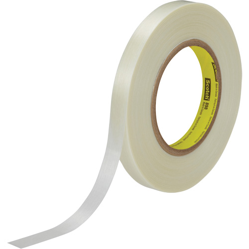 Scotch&reg; Filament Tape, 6.6 mils Thick, 9 mm (0.35") x 55 m (180')  Chandler Sales