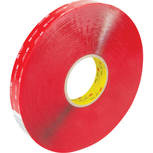 4910 Foam Tape, 33 m (108') L x 25.4 mm (1") W, 40 mils, Acrylic Chandler Sales
