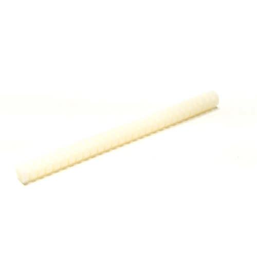 Adh&eacute;sif thermofusible, 5/8" dia x 2" lo, Blanc cass&eacute; Chandler Sales