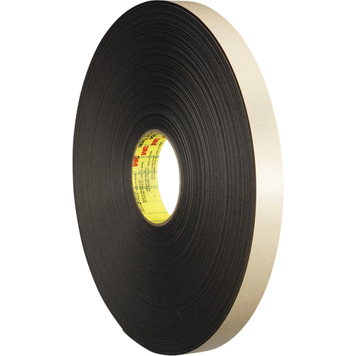 Double-Coated Foam Tape, 66 m (216') L x 12.7 mm (1/2") W, 31 mils, Polyethylene Chandler Sales