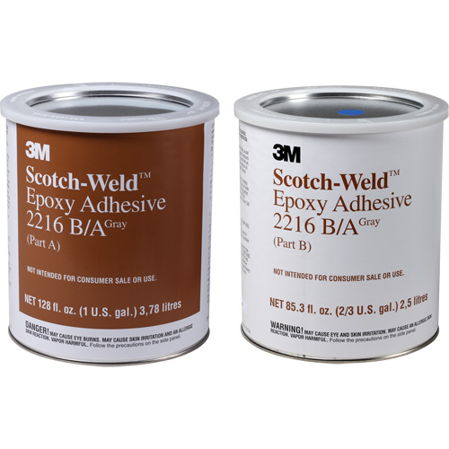 Adh&eacute;sif Scotch-Weld, 1 gal., Seau, Deux composants, Gris Chandler Sales