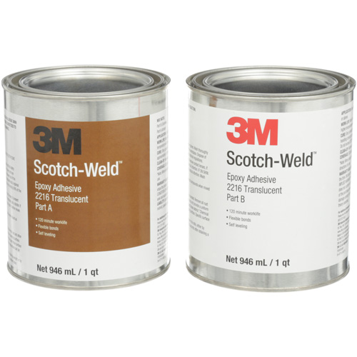 Adh&eacute;sif Scotch-Weld, 32 oz liq., Trousse, Deux composants, Translucide Chandler Sales