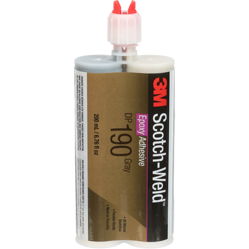 Scotch-Weld Adhesive, 200 ml, Cartridge, Two-Part, Grey Chandler Sales