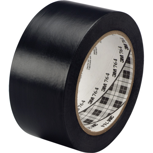 764 General-Purpose Vinyl Tape, 25.4 mm (1") W x 32.9 m (108') L, 5 mils, Black Chandler Sales
