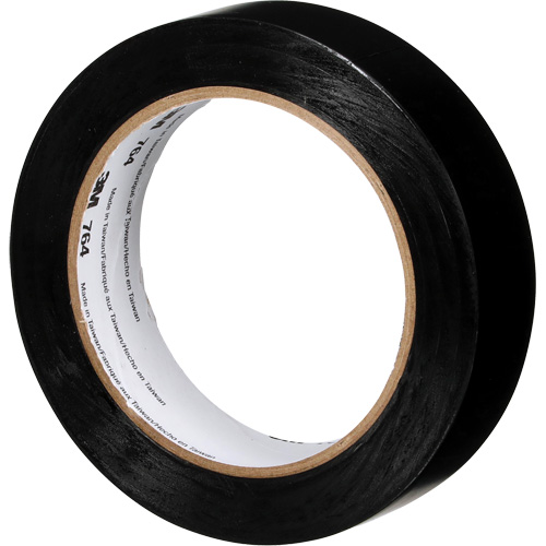 Ruban en vinyle pour travaux g&eacute;n&eacute;raux 764, 25,4 mm (1") la x 32,9 m (108') lo, 5 mils, Noir Chandler Sales