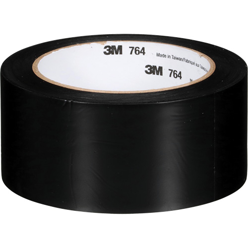 764 General-Purpose Vinyl Tape, 50.8 mm (2") W x 32.9 m (108') L, 5 mils, Black Chandler Sales