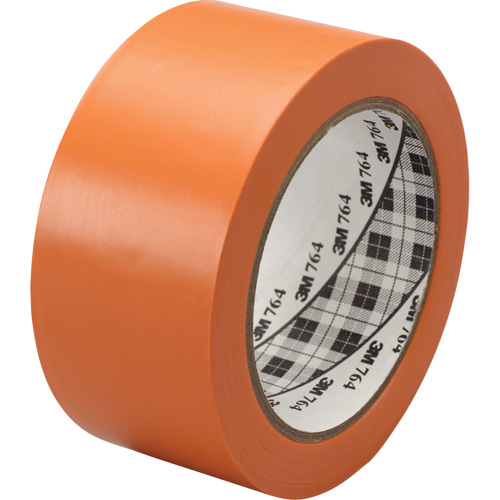 764 General-Purpose Vinyl Tape, 25.4 mm (1") W x 32.9 m (108') L, 5 mils, Orange Chandler Sales