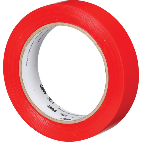 Ruban en vinyle pour travaux g&eacute;n&eacute;raux 764, 25,4 mm (1") la x 32,9 m (108') lo, 5 mils, Rouge Chandler Sales
