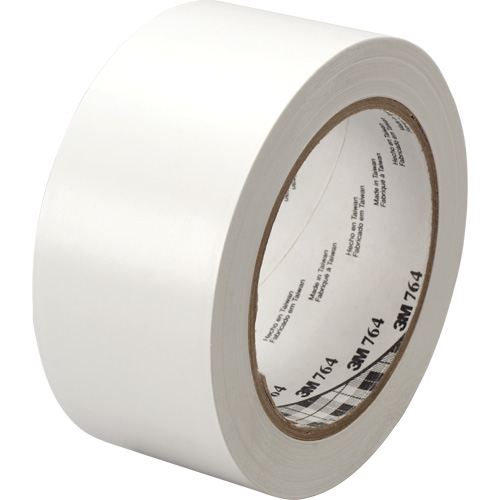 Ruban en vinyle pour travaux g&eacute;n&eacute;raux 764, 25,4 mm (1") la x 32,9 m (108') lo, 5 mils, Blanc Chandler Sales