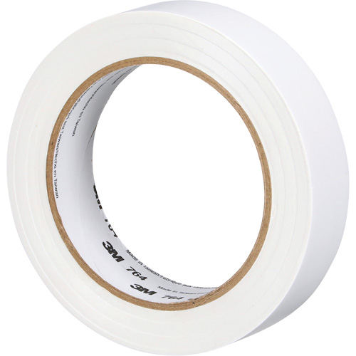 Ruban en vinyle pour travaux g&eacute;n&eacute;raux 764, 25,4 mm (1") la x 32,9 m (108') lo, 5 mils, Blanc Chandler Sales