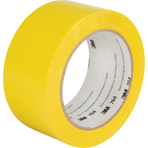 Ruban en vinyle pour travaux g&eacute;n&eacute;raux 764, 50,8 mm (2") la x 32,9 m (108') lo, 5 mils, Jaune Chandler Sales
