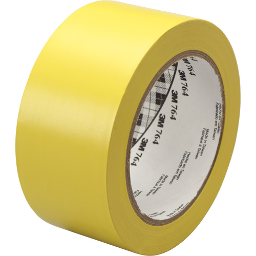 764 General-Purpose Vinyl Tape, 1245 mm (49") W x 32.9 m (108') L, 5 mils, Yellow Chandler Sales
