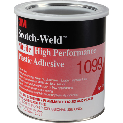 Adh&eacute;sif de plastique, 1 gal., Canette, Lavande Chandler Sales