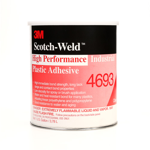 Adh&eacute;sif en plastique industriel haute performance, 1 gal., Gallon, Jaune Chandler Sales