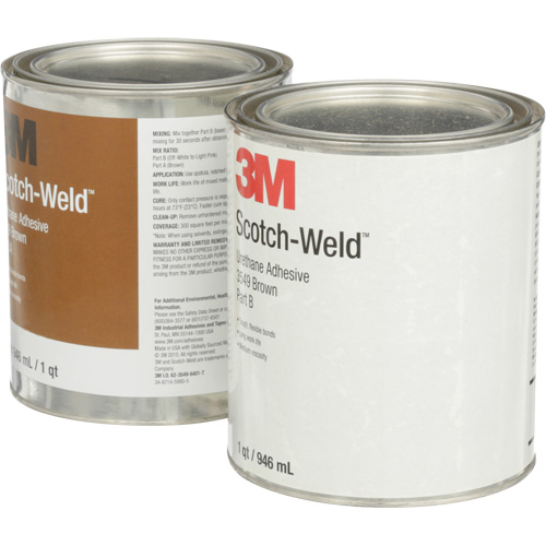 Scotch-Weld Urethane Adhesive 3549, 64 fl. oz., Can, Brown Chandler Sales