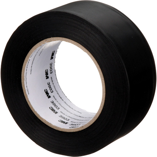 Rubans adh&eacute;sifs en vinyle 3903, 48 mm (2") la x 45 m (148') lo, 6,5 mils, Noir Chandler Sales