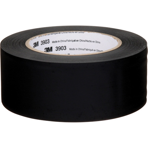 Rubans adh&eacute;sifs en vinyle 3903, 48 mm (2") la x 45 m (148') lo, 6,5 mils, Noir Chandler Sales