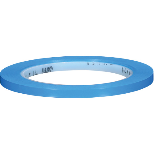 471 Vinyl Tape, 6 mm (1/4") W x 32.9 m (108') L, 5.3 mils, Blue Chandler Sales