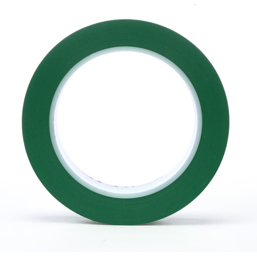 471 Vinyl Tape, 25.4 mm (1") W x 32.9 m (108') L, 5.2 mils, Green Chandler Sales