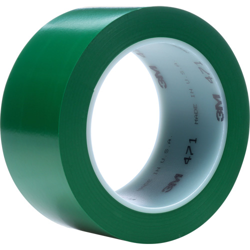 Ruban en vinyle 471, 76 mm (3") la x 32,9 m (108') lo, 5,3 mils, Vert Chandler Sales