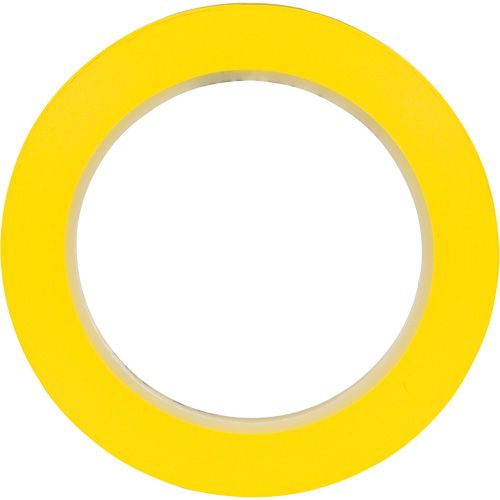 471 Vinyl Tape, 6 mm (1/4") W x 32.9 m (108') L, 5.2 mils, Yellow Chandler Sales