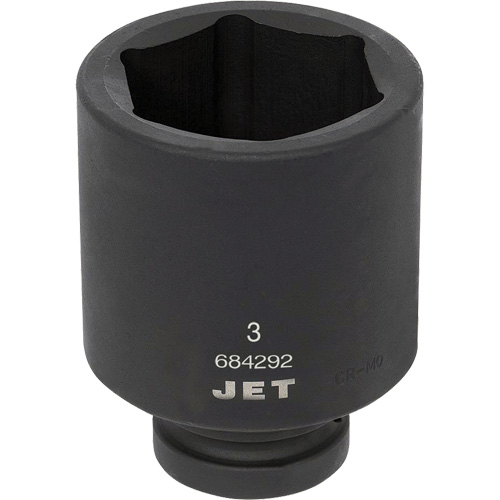 Socket, Impact, 3", 1" Drive, 6 Points, Deep Chandler Sales