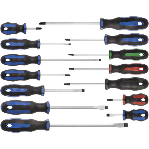 JTSD-14S Ergonomic Screwdriver Set, 14 Pcs. Chandler Sales