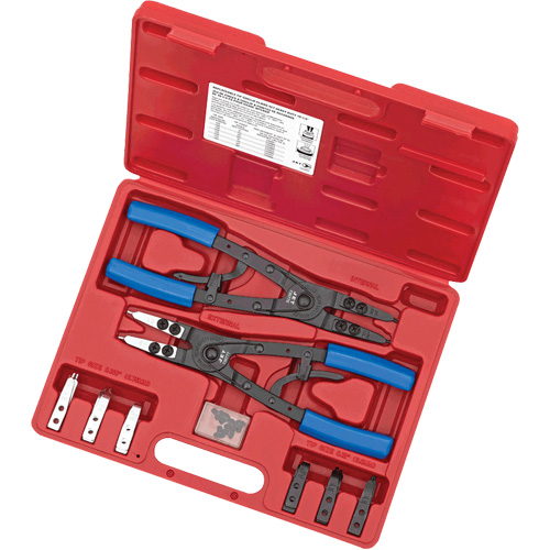 SRP-10S Jeu de pinces &agrave; cliquet pour anneau &eacute;lastique pour usage intensif, 10 Morcea Chandler Sales