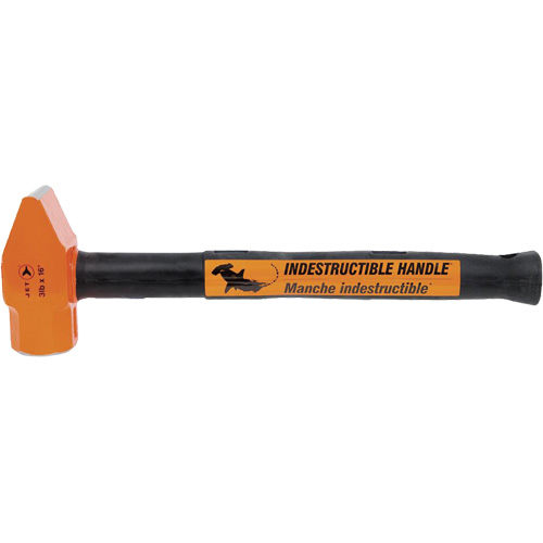 UCP-316 Marteau &agrave; panne droite &agrave; manche indestructible pour usage tr&egrave;s intensif, Poids de la t&ecirc;te 3 lb, Face Ordinaire, Prise Acier plein Chandler Sales