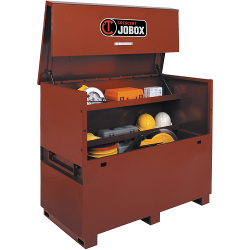 Long Piano Box, 60" W x 30-1/2" D x 50" H, Black/Orange Chandler Sales