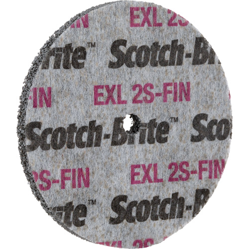 Scotch-Brite EXL Unitized Wheel, 3" x 1/2", 1/4" Arbor Chandler Sales