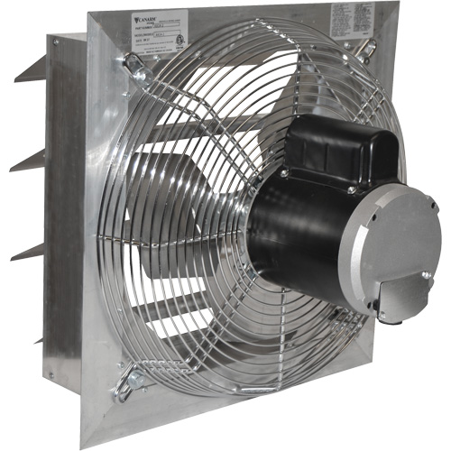 Ventilateur d'&eacute;chappement 14" s&eacute;rie X 1SP, 5" p x 18,75" la x 15,75" ha Chandler Sales