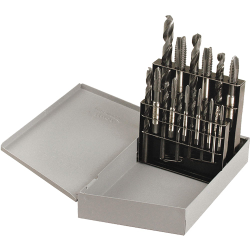 Drill & Plug Hand Tap Set, 18 Pieces Chandler Sales