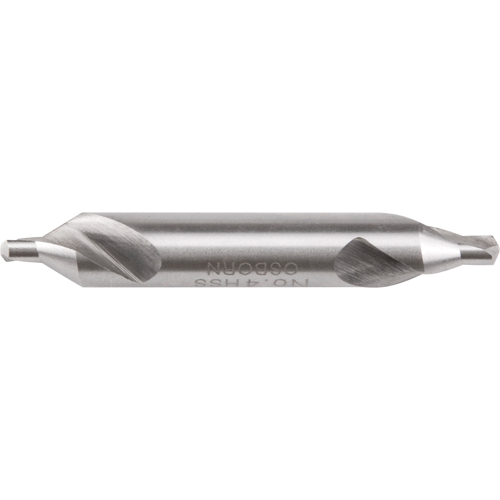 Combined Drill & Countersink, #4, High Speed Steel Chandler Sales
