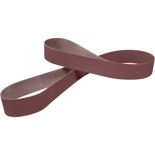 Courroie abrasive en toile 341D, 4" la x 24" lo, Oxyde d'aluminium, Grain 80 Chandler Sales