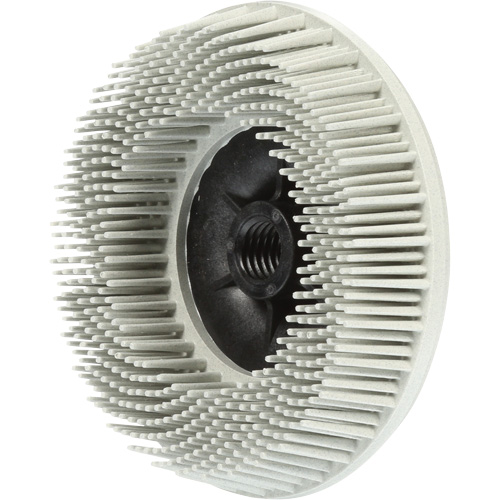 Disques radiaux bristle pour meuleuses angulaires Scotch-Brite, C&eacute;ramique, Grain 120, 4-1/2" dia. Chandler Sales