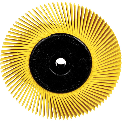 Radial Bristle Brushes for Bench Grinders, 80X Grit, 6" Dia. Chandler Sales