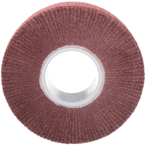 Brosse &agrave; lamelle de finition Scotch-Brite, Oxyde d'aluminium, Grain Fin, 8" x 2" x 3" Chandler Sales