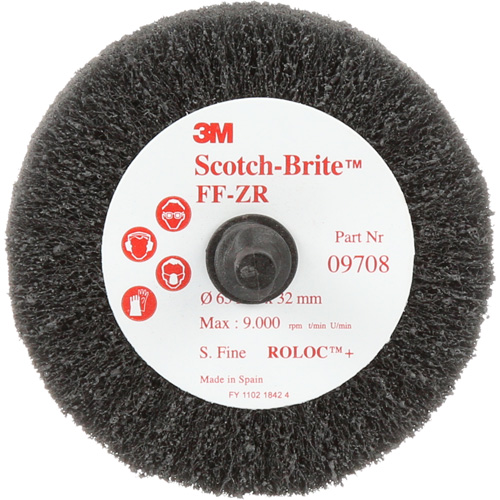 Brosse &agrave; lamelles pour la coupe et le polissage Scotch-Brite, Oxyde d'aluminium, Grain Fin, 2-1/2" x 1-1/4" x 1/4" Chandler Sales