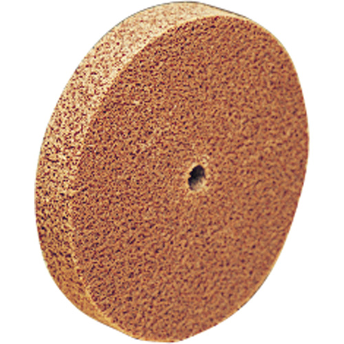 Scotch-Brite Cut & Polish Unitized Wheel, 6" x 1", 1"-7 Arbor, Medium Grit, Aluminum Oxide Chandler Sales