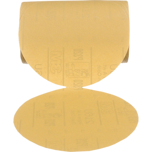 Disque dor&eacute; en rouleau Stikit, 6" dia., Grain P320, Oxyde d'aluminium Chandler Sales