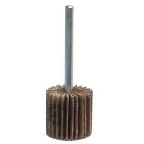Grind-O-Flex Mini Mounted Flap Wheel, Aluminum Oxide, 80 Grit, 2" x 1" x 1/4" Chandler Sales