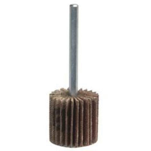 Grind-O-Flex Mini Mounted Flap Wheel, Aluminum Oxide, 120 Grit, 2" x 1" x 1/4" Chandler Sales