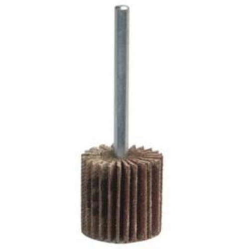 Grind-O-Flex Mini Mounted Flap Wheel, Aluminum Oxide, 180 Grit, 2" x 1" x 1/4" Chandler Sales