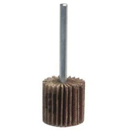 Grind-O-Flex Mini Mounted Flap Wheel, Aluminum Oxide, 120 Grit, 3" x 1" x 1/4" Chandler Sales