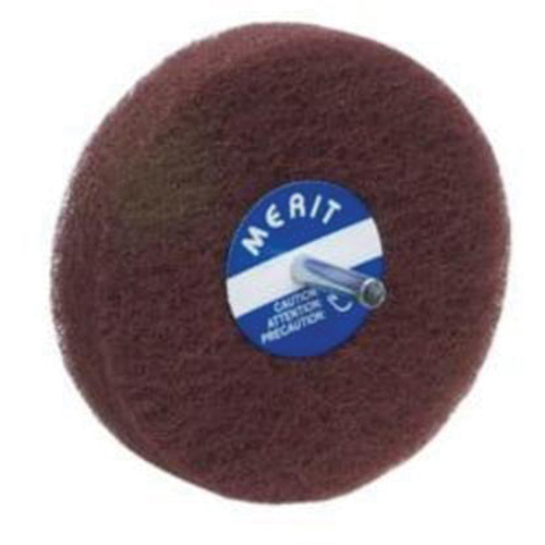 Disques non tiss&eacute;s Abrasotex, 4" dia., Grain Fin, Oxyde d'aluminium Chandler Sales