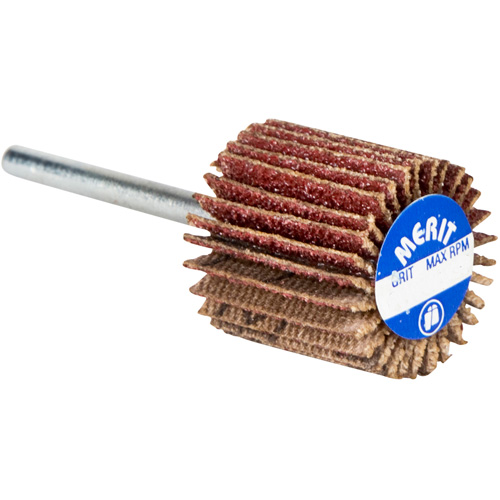 High Performance Micro-Mini Flap Wheel, Aluminum Oxide, 60 Grit, 3/4" x 3/4" x 1/8" Chandler Sales
