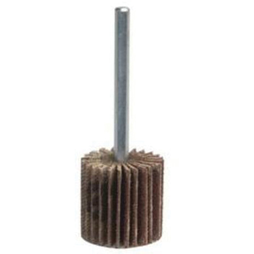 Super Finish Mini Flap Wheel, Aluminum Oxide, 80 Grit, 1-3/4" x 1/2" x 1/4" Chandler Sales
