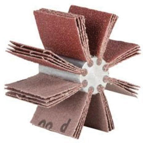 Plain Flap B-825 Bore Polisher, Aluminum Oxide, 80 Grit, 5-3/4" x 1-1/2" Chandler Sales